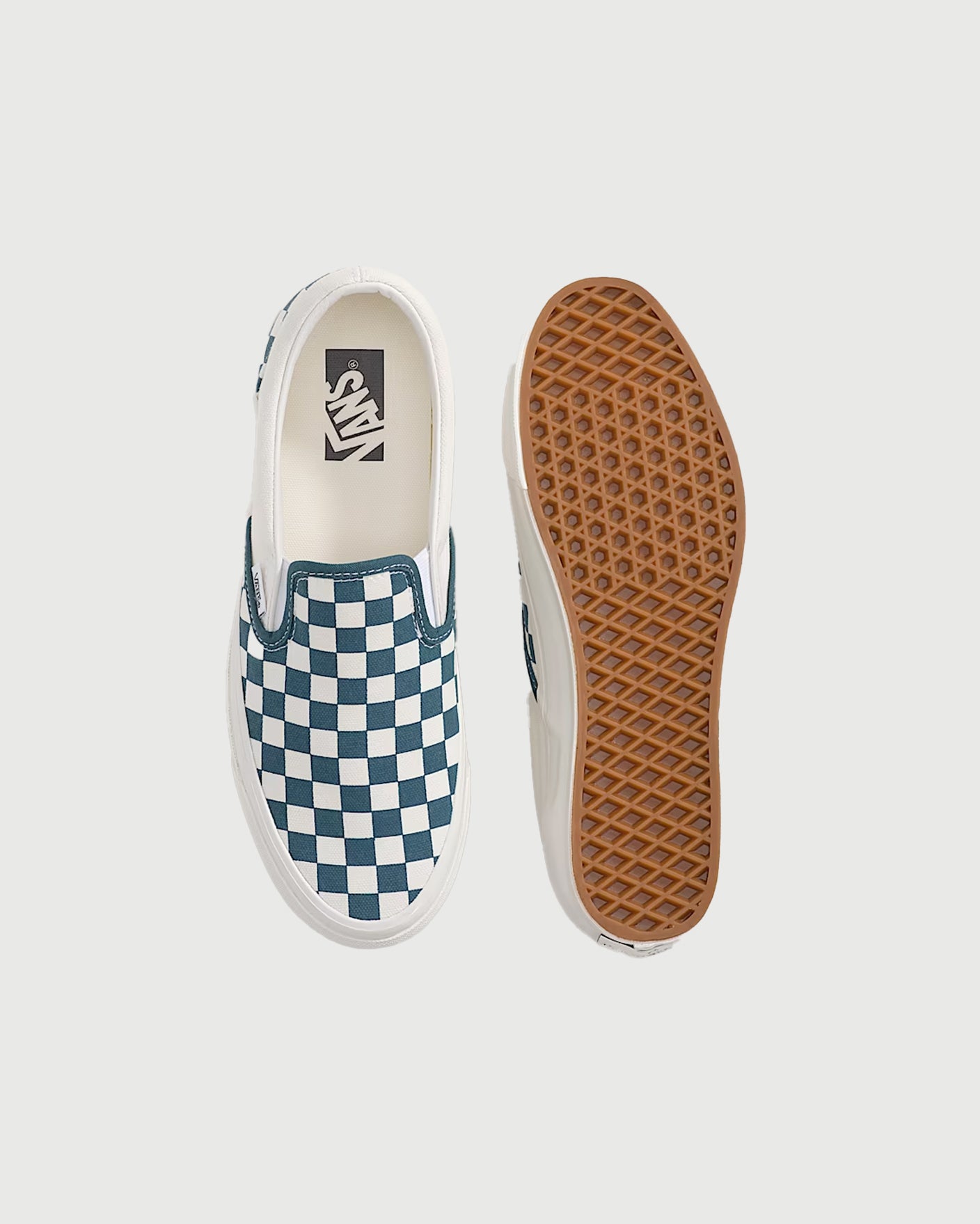 Checkerboard Classic Vans Checker Sidewall Slip On Vans Classic