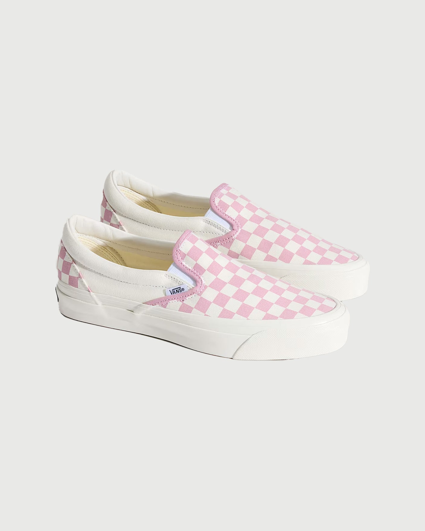 Vans Premium LX Classic Slip-On 98 Checkerboard Pink Dawn Shoes Sneakers Unisex