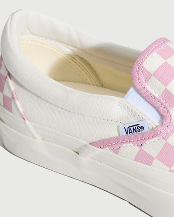 Vans Premium LX Classic Slip-On 98 Checkerboard Pink Dawn Shoes Sneakers Unisex