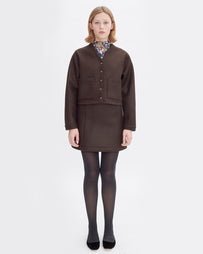 A.P.C. Veste Aurelia Dark Brown JKT Short Women