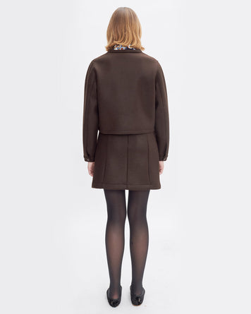 A.P.C. Veste Aurelia Dark Brown JKT Short Women