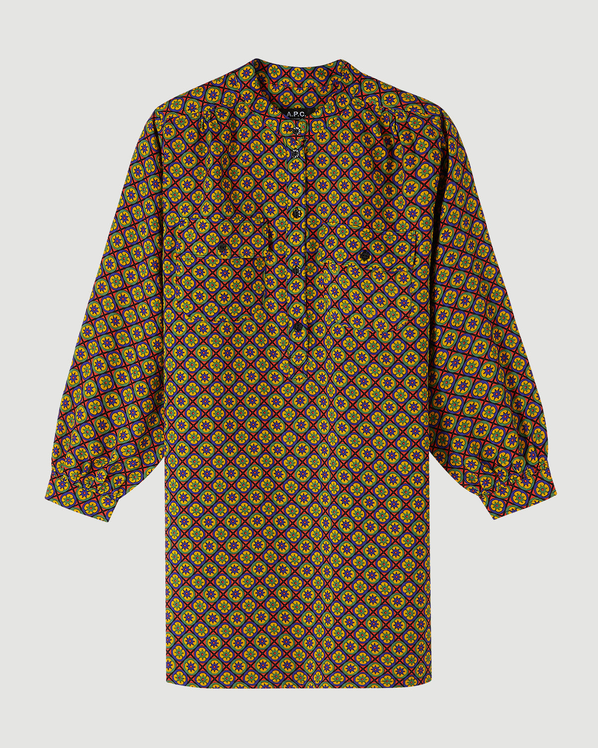 A.P.C. Robe Mathilde Yellow Dress