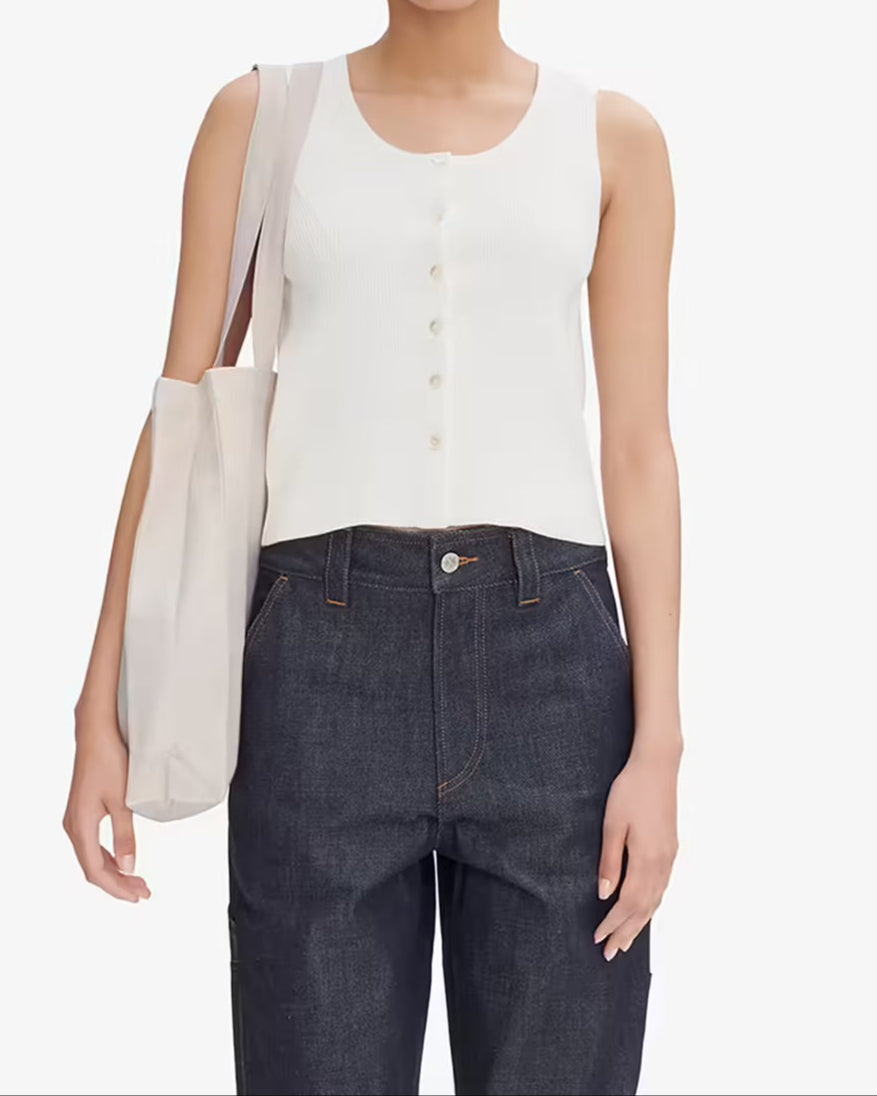 A.P.C. Debardeur Ambre Off White Shirt S/S Women