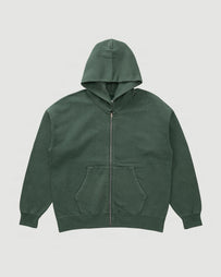 Visvim Jumbo SB Hoodie Damaged Green Sweater Men