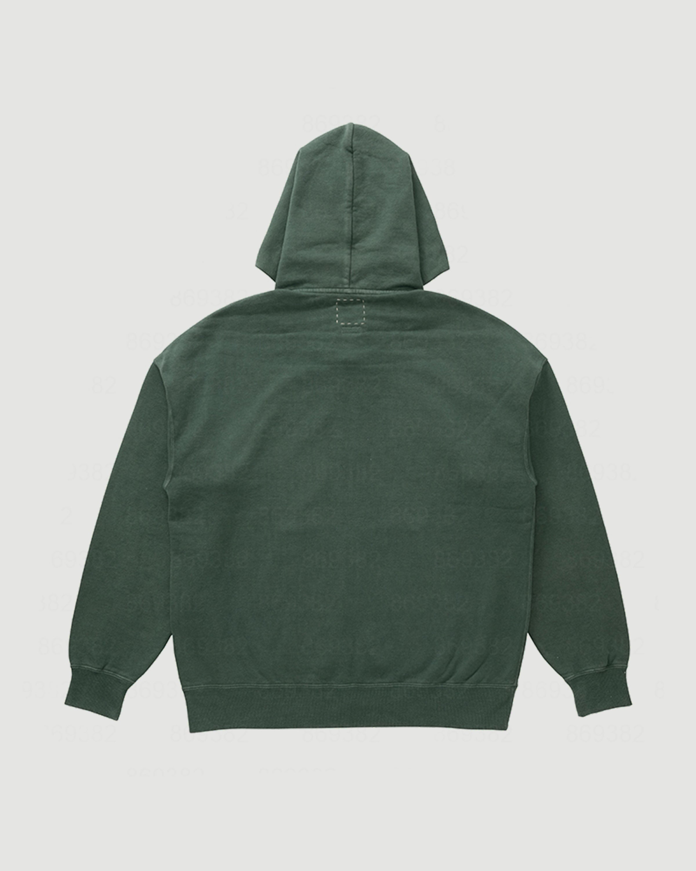 Visvim Jumbo SB Hoodie Damaged Green Sweater Men