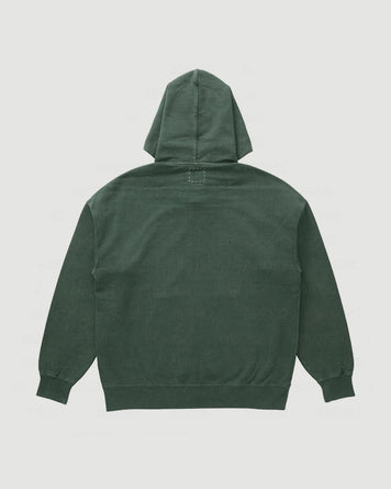 Visvim Jumbo SB Hoodie Damaged Green Sweater Men