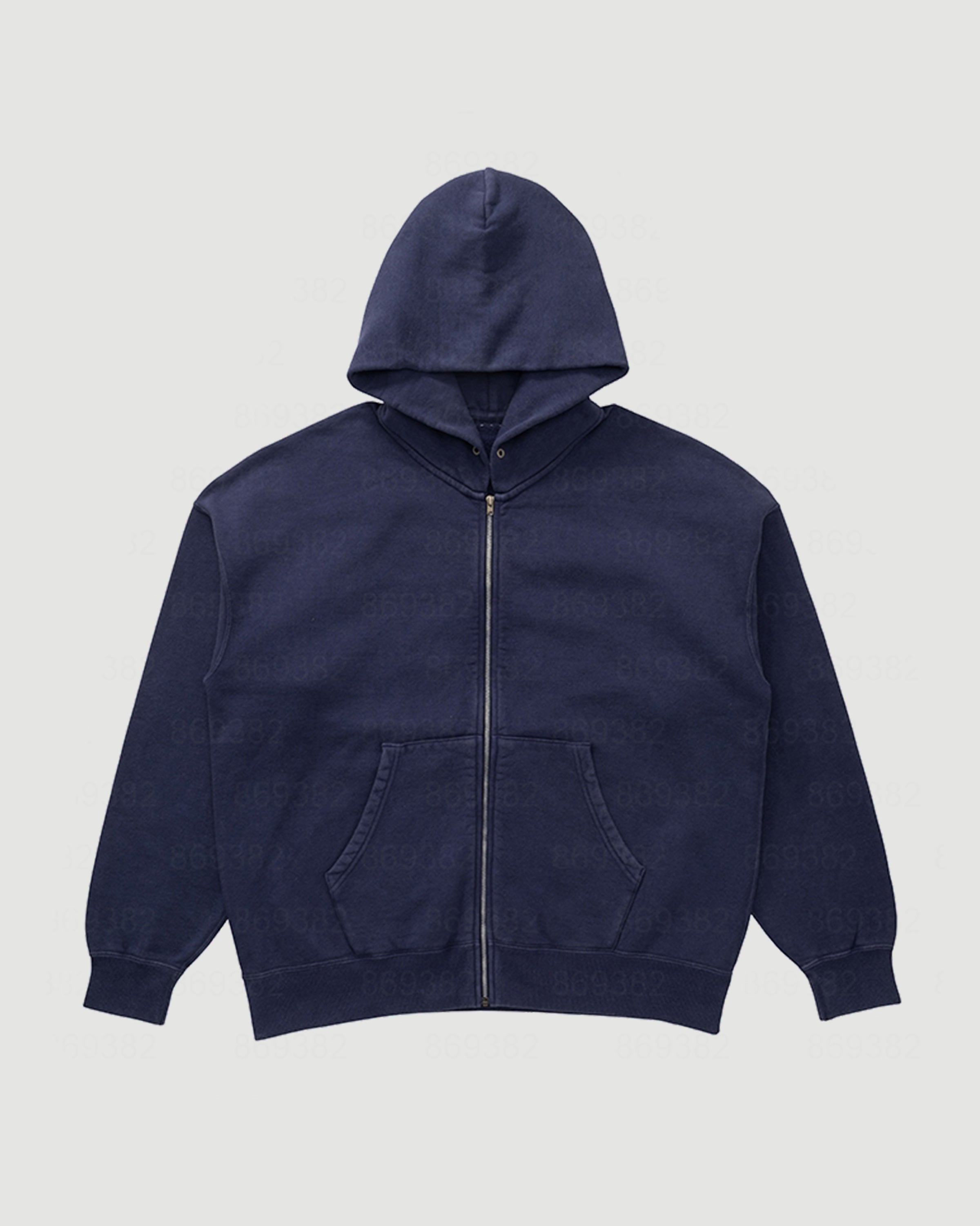 Visvim Jumbo SB Hoodie Damaged Navy Sweater Men