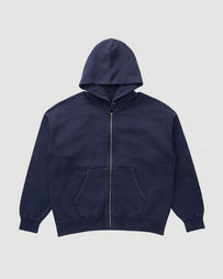 Visvim Jumbo SB Hoodie Damaged Navy Sweater Men