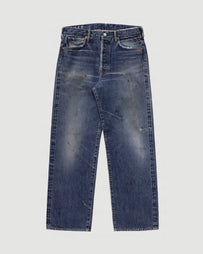 Visvim Social Sculpture 01 Wide Damaged 47 Denim Men