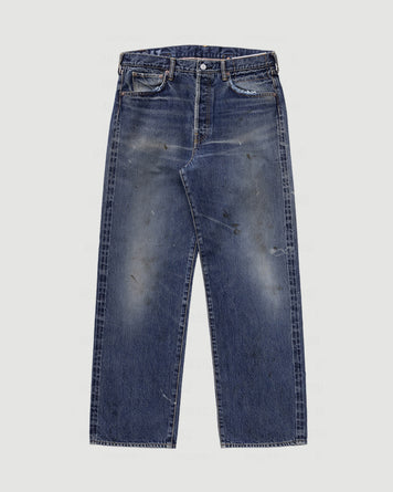 Visvim Social Sculpture 01 Wide Damaged 47 Denim Men