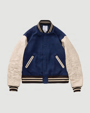 Visvim Varsity Jacket Navy JKT Short Men