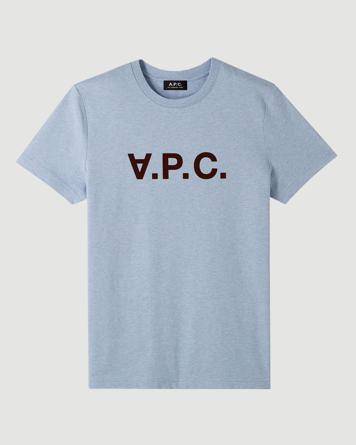 A.P.C. T-shirt VPC Men Washed Indigo T-shirt S/S Men