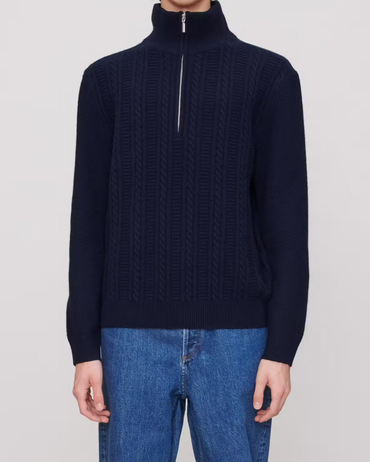 A.P.C. Pull Theo Dark Navy Sweater Men