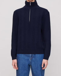 A.P.C. Pull Theo Dark Navy Sweater Men