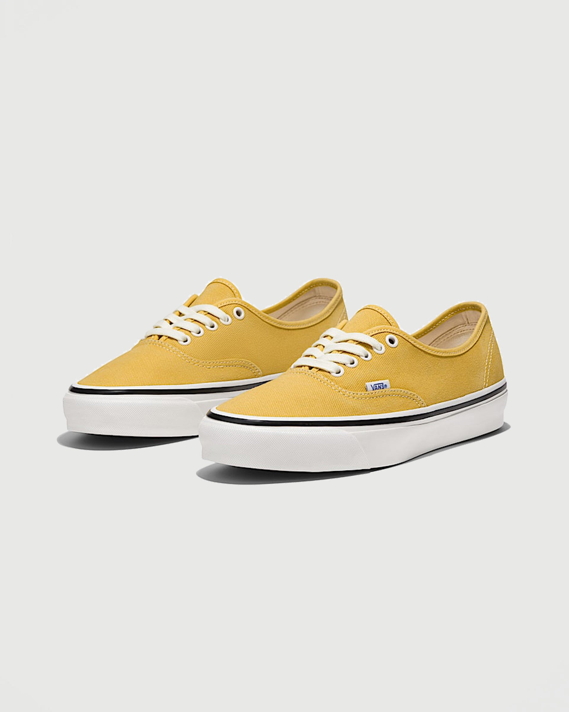 Vans Premium LX Authentic 44 Duck Canvas Vintage Yellow Shoes Sneakers Unisex