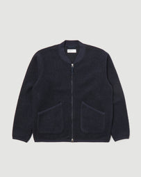 Universal Works Zip Bomber Navy JKT Short Men