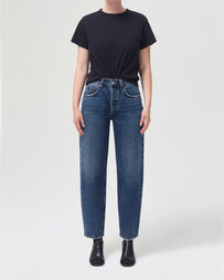 AgoldE Tapered Baggy Outcome Denim Women