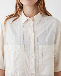 Barena Venezia Camicia Priscilla Tombolo Ecrù Shirt L/S Women