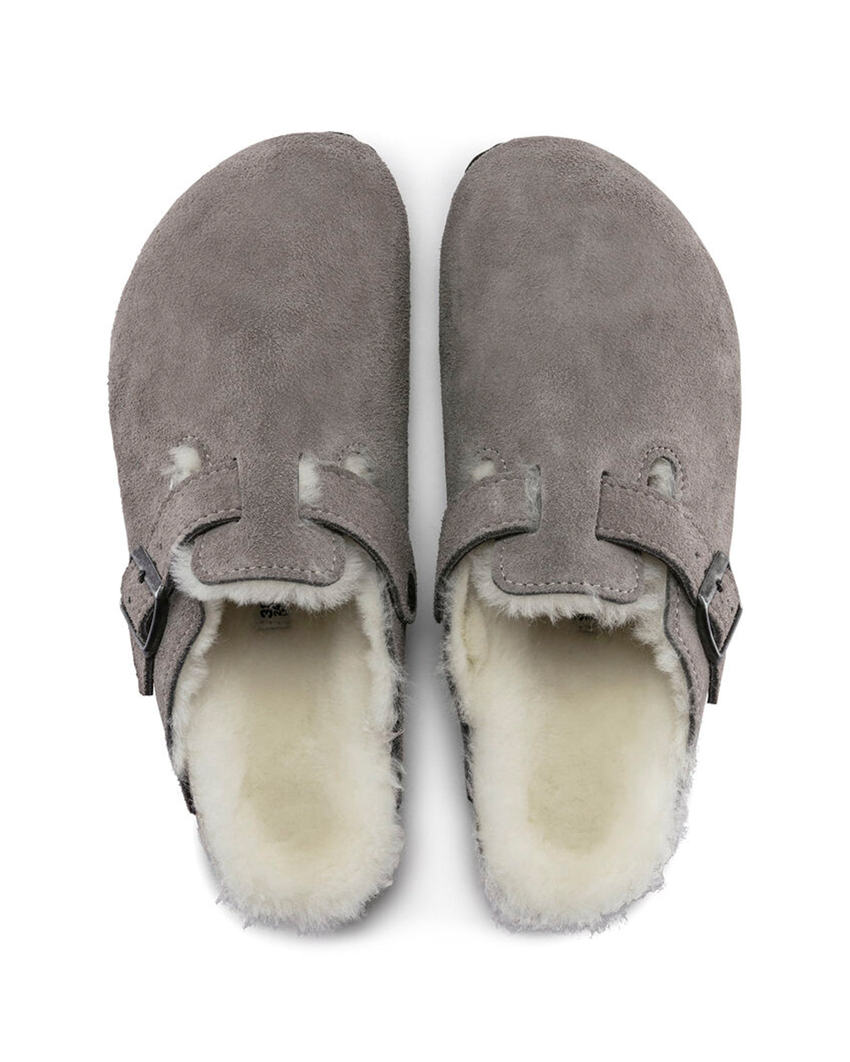 Birkenstock Boston Stone Coin Shearling Shoes Leather Unisex