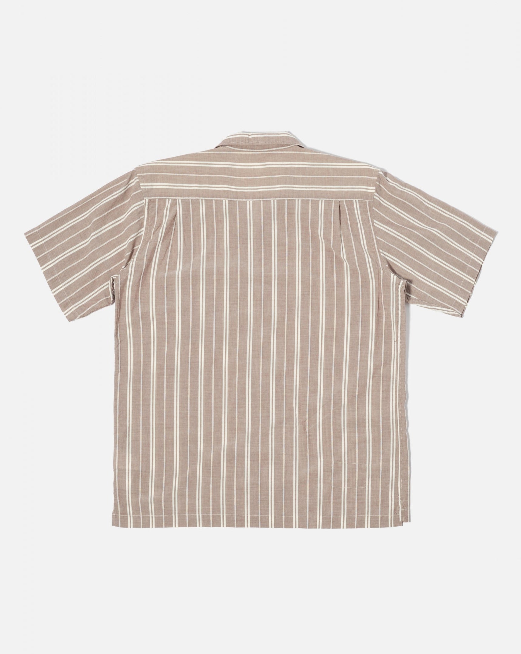 Universal Works Camp Shirt Brown Shirt S/S Men
