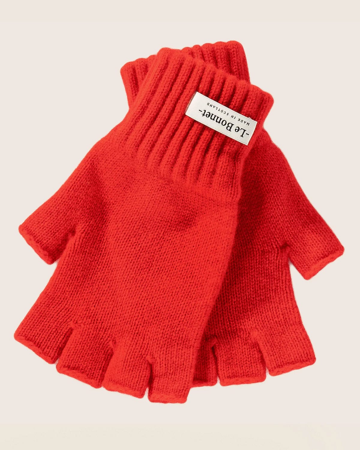 Le Bonnet Gloves Fingerless Crimson Gloves Men
