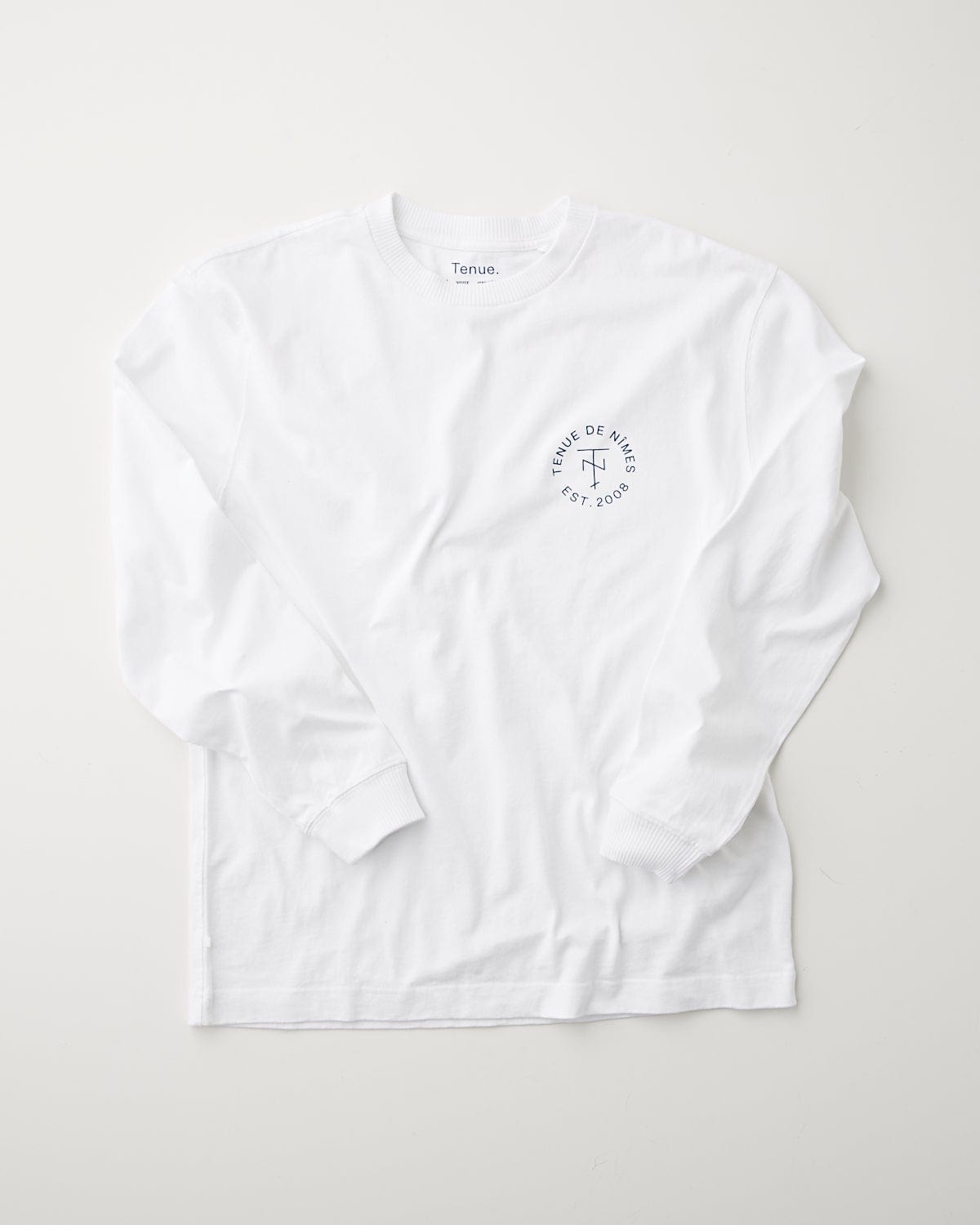 Tenue. TdN L'Equipe Heavy Longsleeve White T-shirt L/S Men