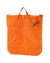 Porter Yoshida Flex 2Way Helmet Bag Orange Bags Unisex One Size