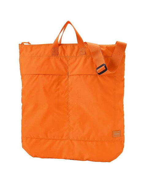 Porter Yoshida – Flex 2Way Helmet Bag Orange – Tenue de Nîmes