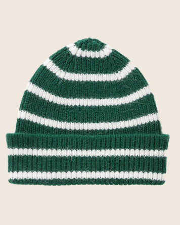 Le Bonnet Beanie Moss Stripe Headwear Unisex One Size