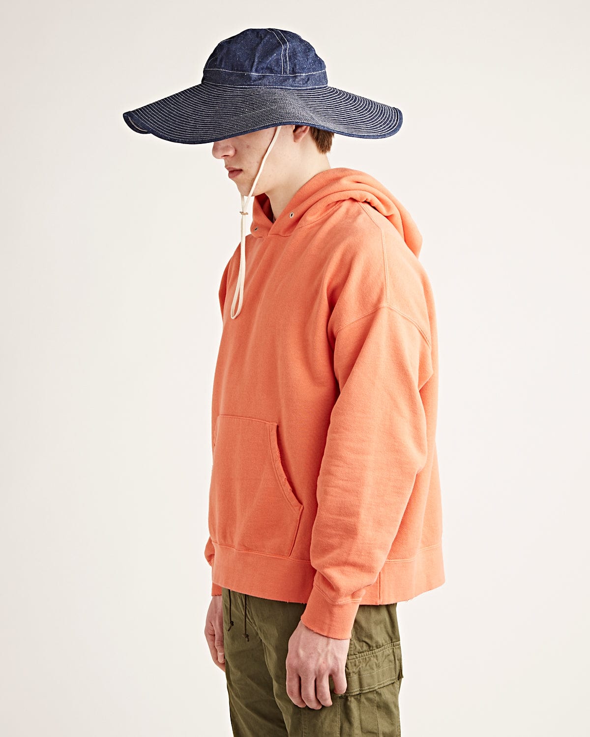 Visvim Amplus SB Hoodie P.O. Orange Sweater Men
