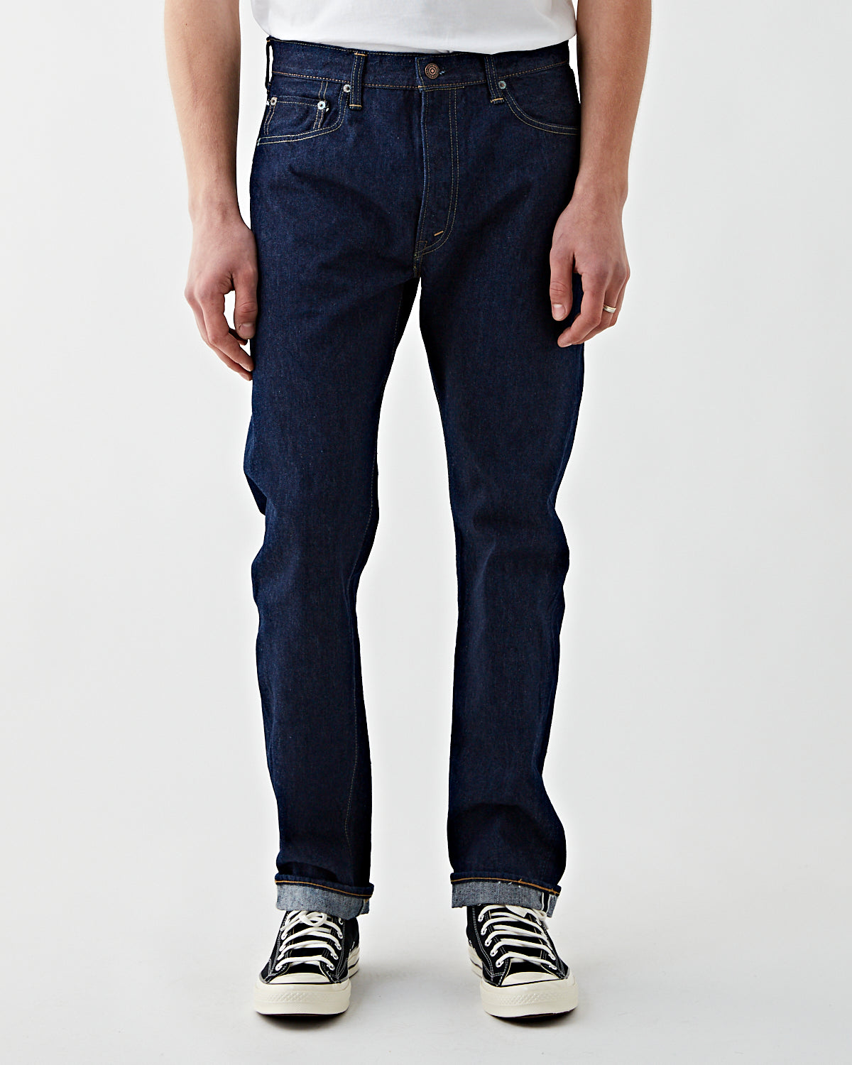 ORSLOW 107 Slim-Fit Selvedge Denim Jeans for Men