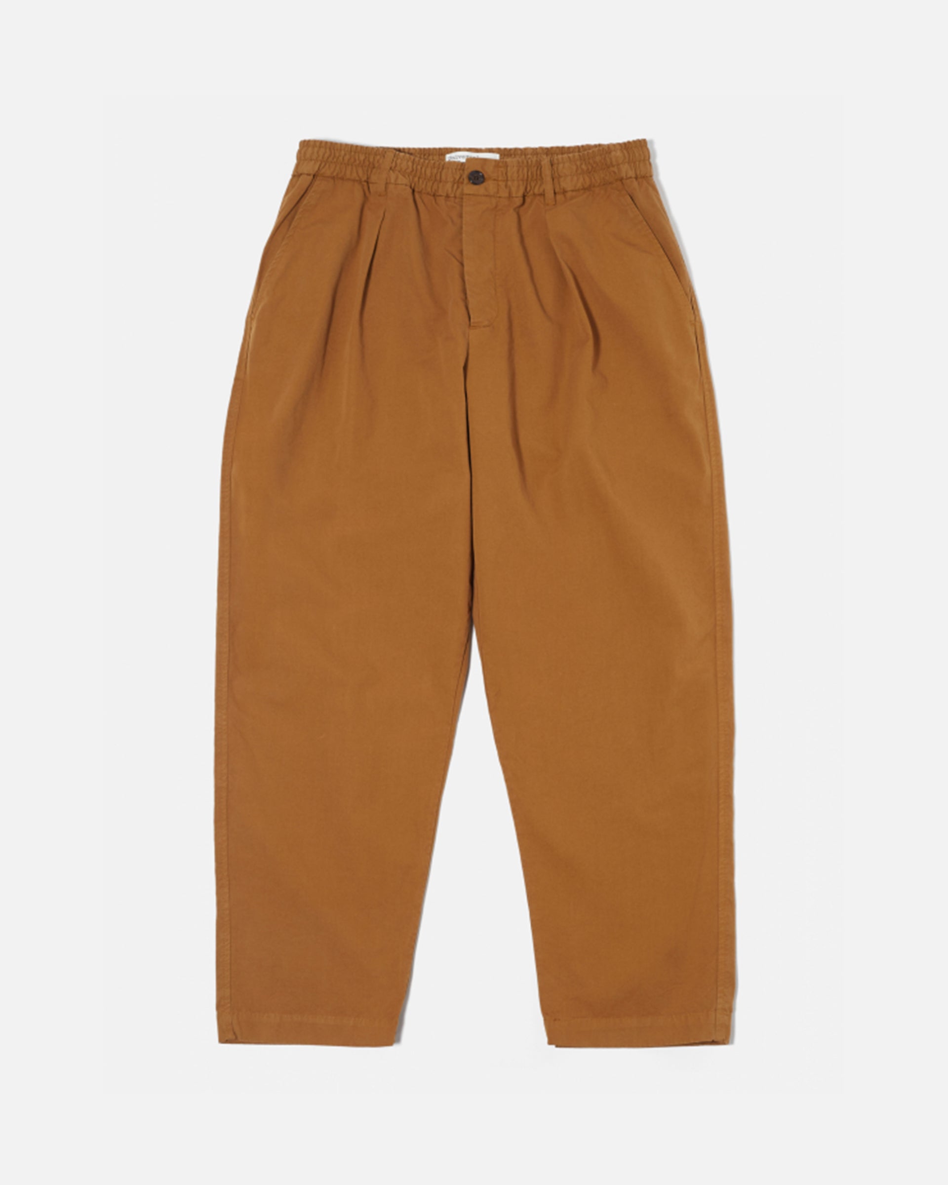 Universal Works Mens trousers. | Universal Works Braga Pant in Sand Italian  Herringbone Cotton | Boucheriebonnefoi