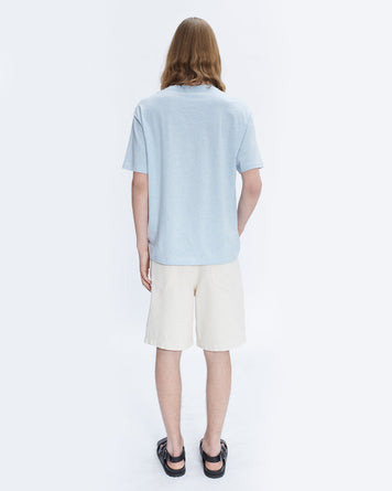 A.P.C. T-Shirt Kyle Color Bleu Ciel Chine T-shirt S/S Men