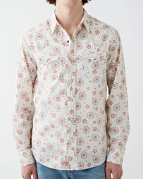 RRL Buffalo West Sport Shirt Tan Shirt L/S Men