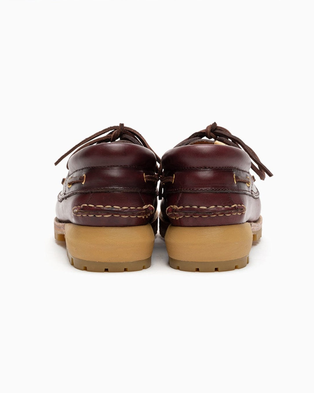Visvim Wallace Deck Folk Burgundy Shoes Leather Men