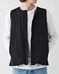 Snow Peak Flexible Insulated Vest Black JKT Short Men