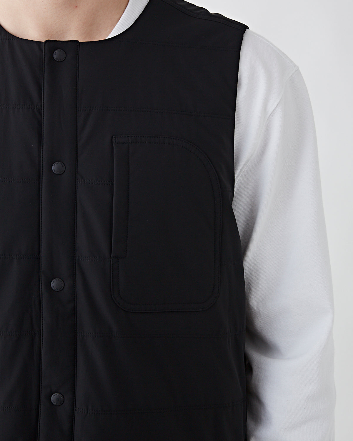 Snow Peak Flexible Insulated Vest Black JKT Short Men