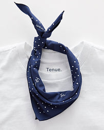 Tenue de Nîmes TdN Cross Bandana Navy Bandanas One Size