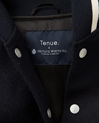 Tenue. Tenue. x Private White V.C. Varsity Jacket Royal Navy JKT Short Men
