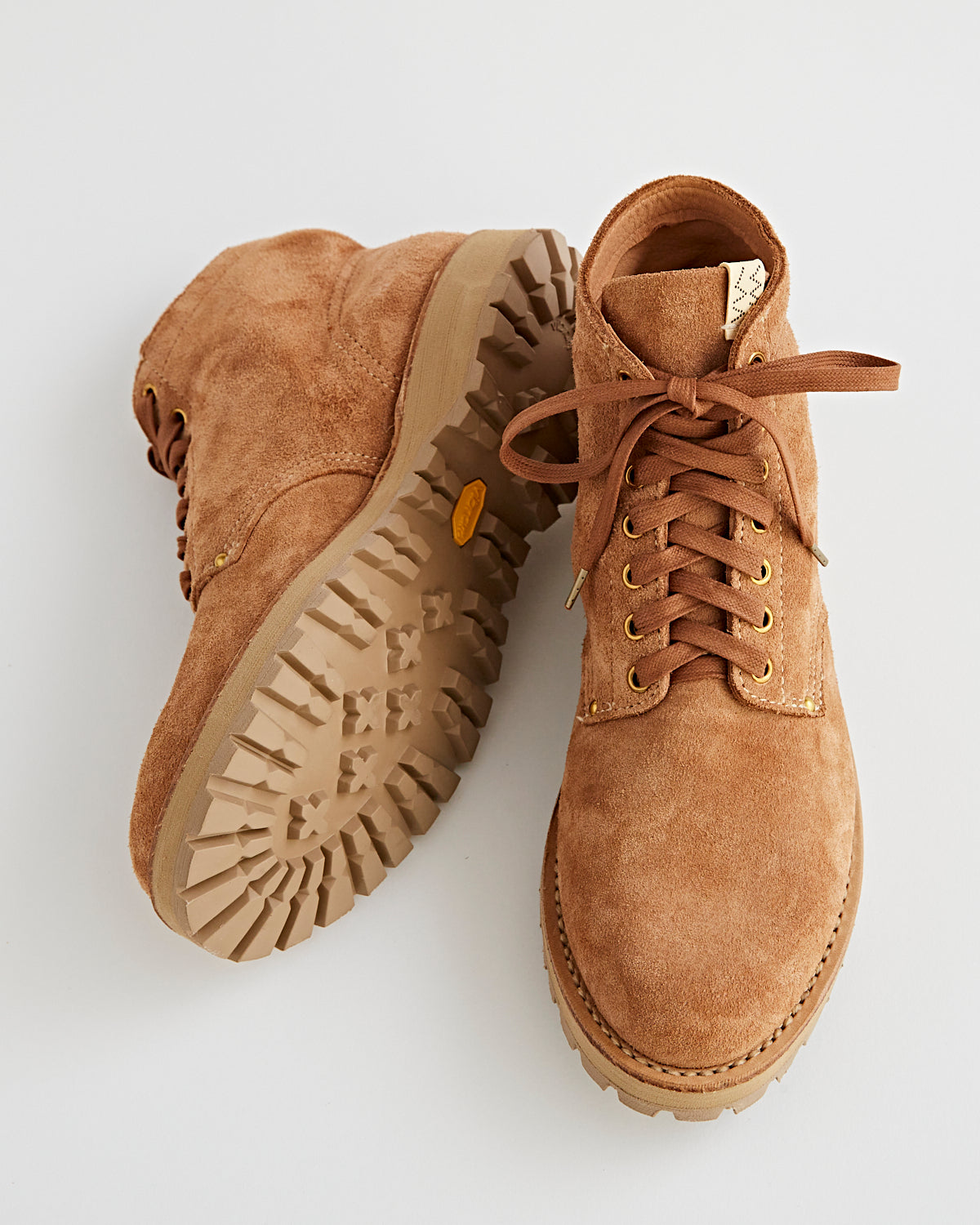 Visvim Brigadier Boots Folk Light Brown Shoes Leather Men