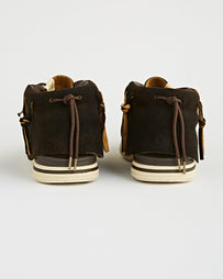 Visvim FBT Lhamo Folk Brown Suede Shoes Leather Men