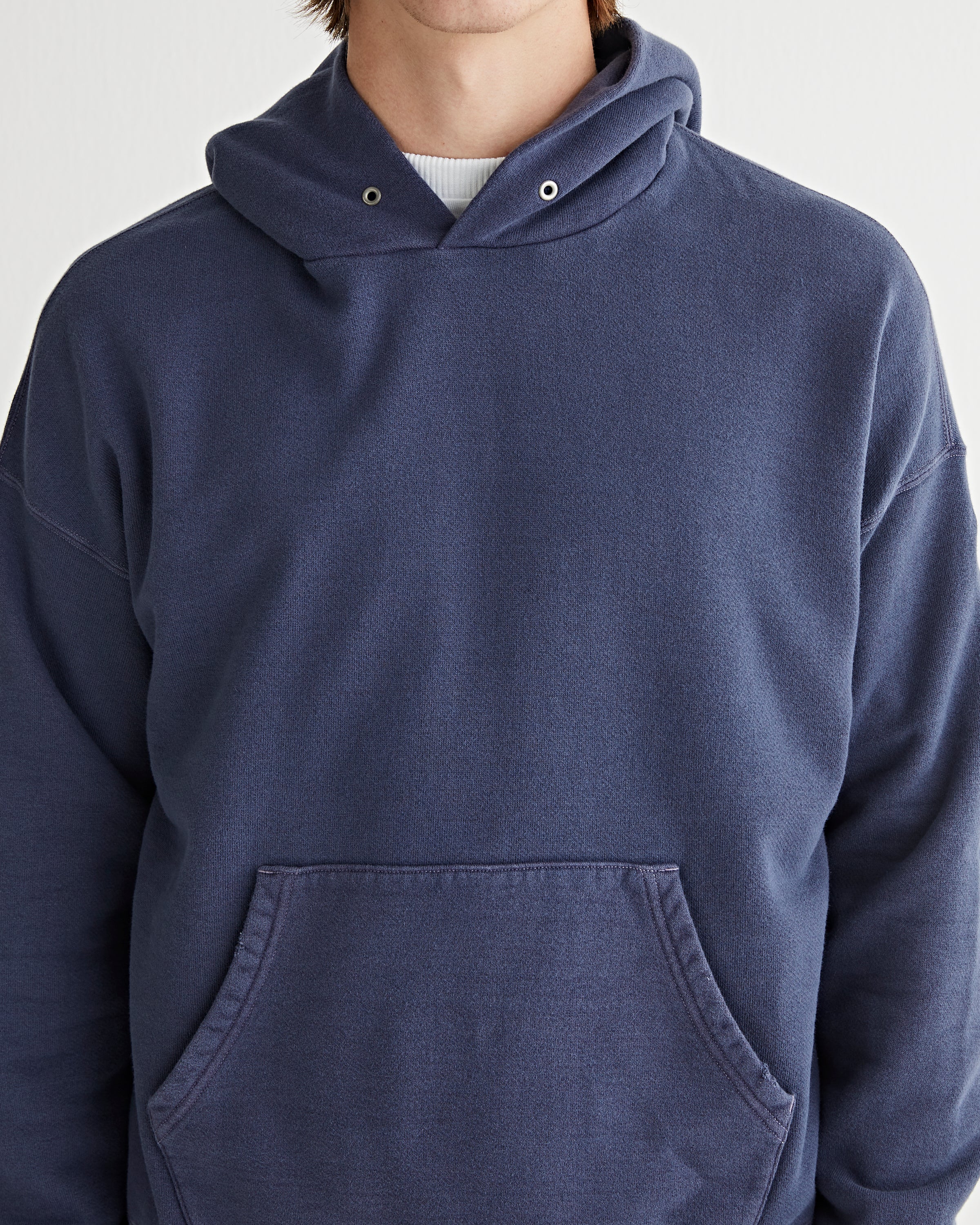 Visvim Jumbo SB Hoodie P.O (U.D.) Navy Sweater Men