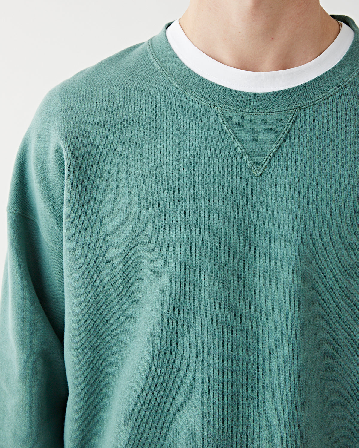 Visvim – Jumbo SB Sweat L/S (V.D.) Green – Tenue de Nîmes