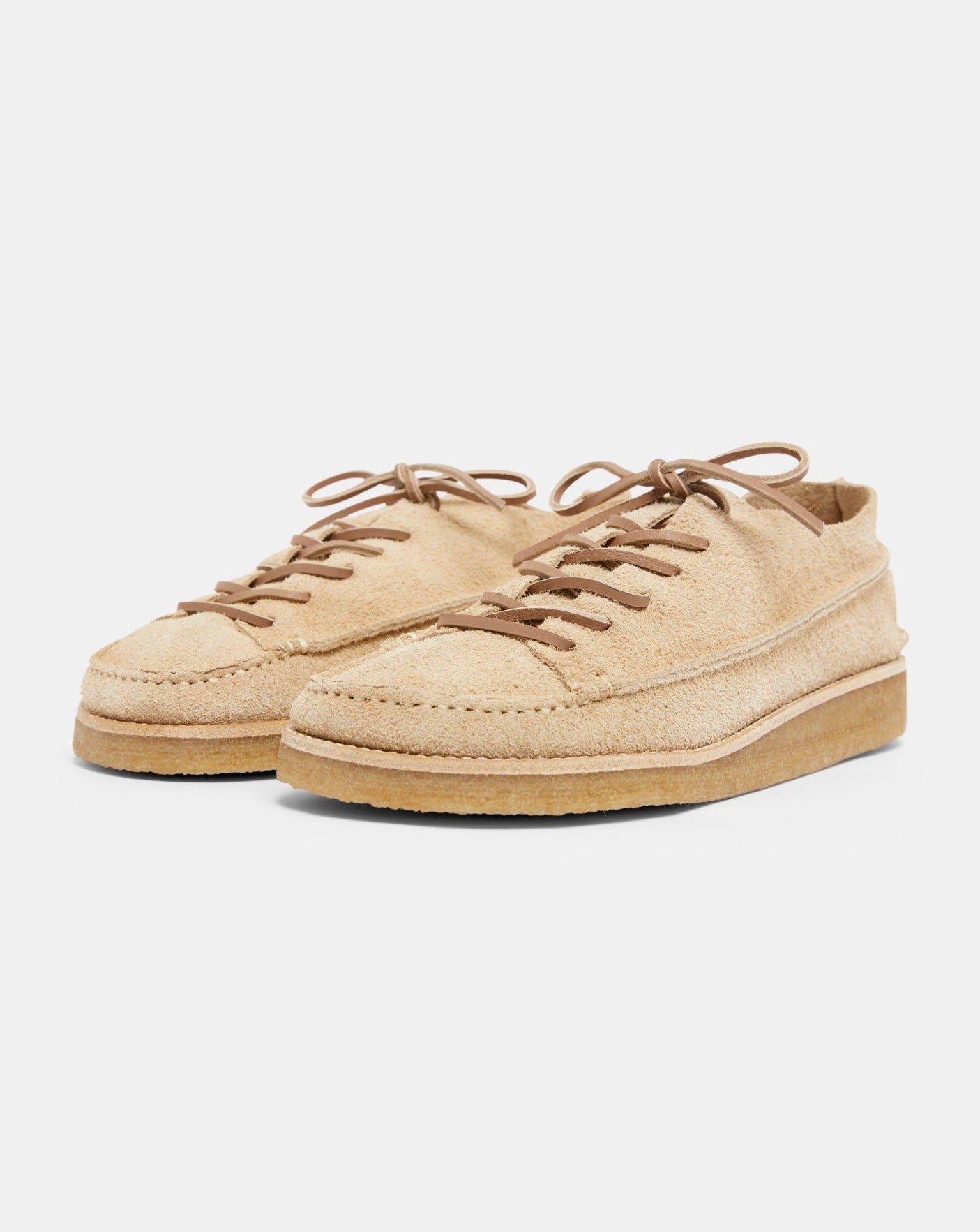 Yogi Finn Suede Hairy Senape Sand Shoes Leather Men