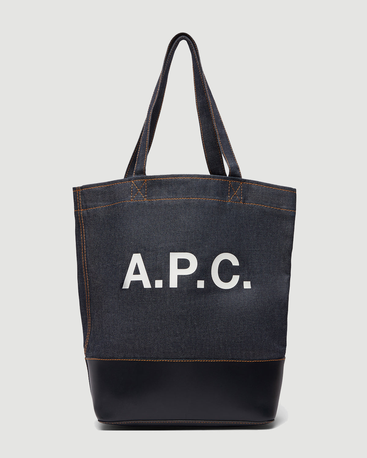 A.P.C. Axel Tote Bag Dark Navy Bags Unisex