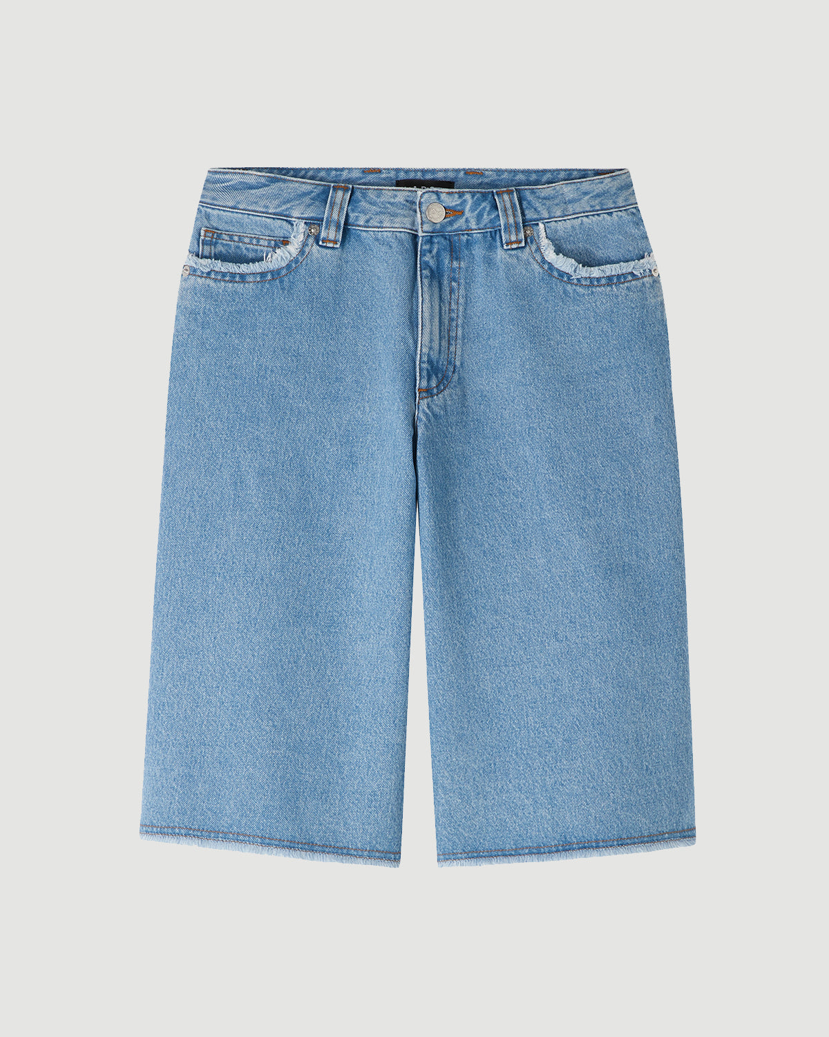 A.P.C. Short Beverly Light Blue WOMEN SHORTS