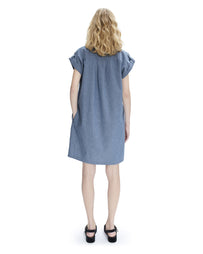 A.P.C. Robe Doreen Bleu WOMEN DRESSES