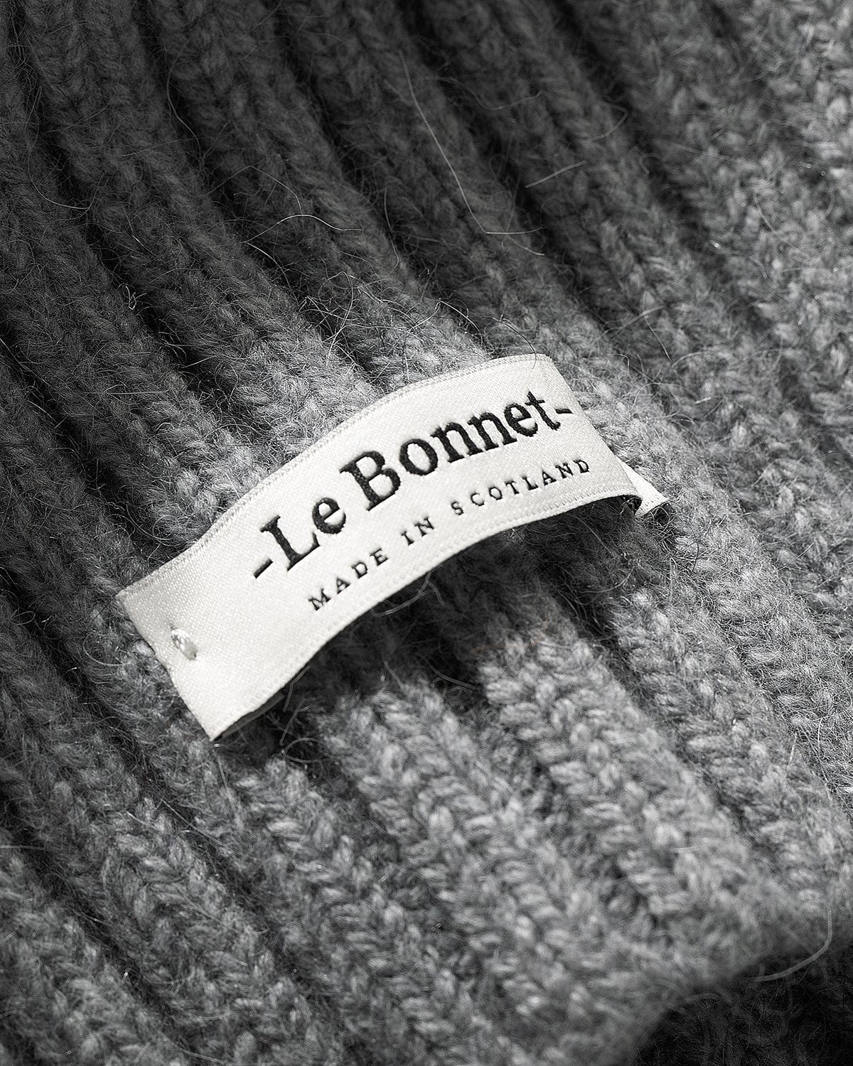 Le Bonnet Beanie Slate Grey Headwear Unisex One Size