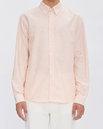 A.P.C. Chemise Greg Orange MEN SHIRTS