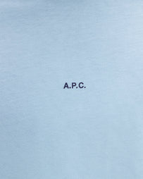 A.P.C. T-Shirt Kyle Light Blue MEN T-SHIRTS